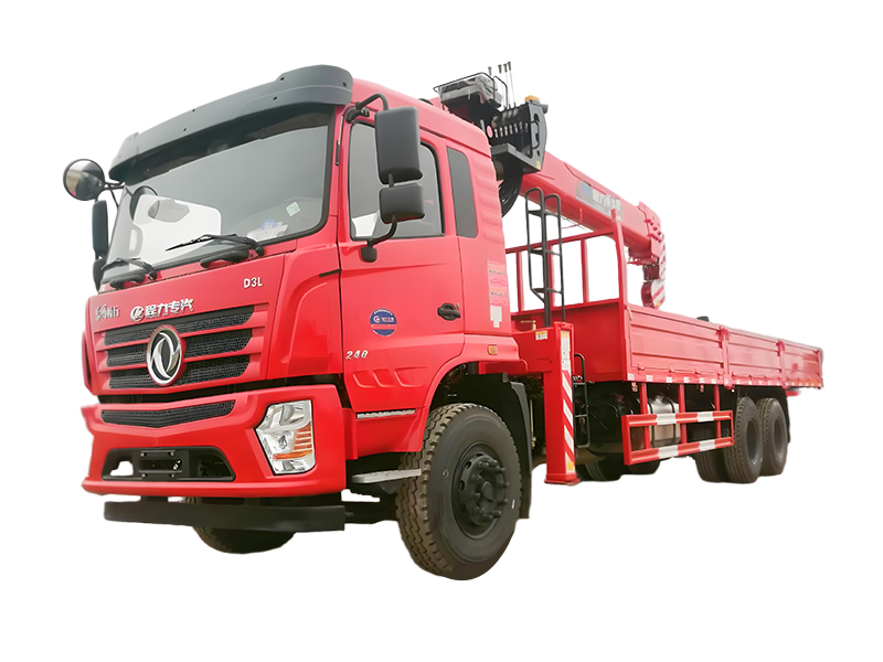 Dongfeng D3L Trasera De Ocho Ruedas De 12 Toneladas Gr&uacute;a M&oacute;vil Cami&oacute;n