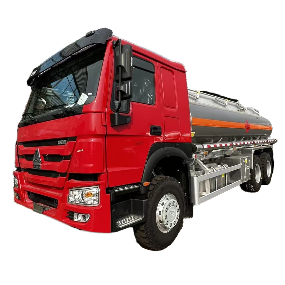 HOWO 20Ton Cami&oacute;n Tanque De Combustible De Aleaci&oacute;n De Aluminio Con Medidor De Flujo, 