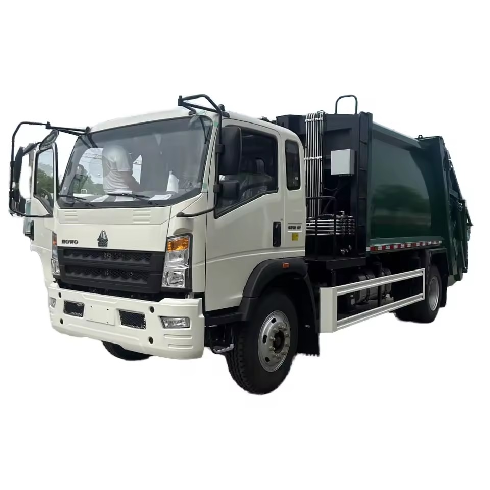 HOWO 4x2 Compactador De Cami&oacute;n De Basura De Carga Trasera Eficiente Del Veh&iacute;culo De Re