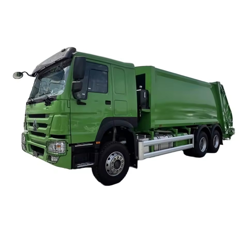 Sinotruk Howo 20 CBM Cargador Trasero Compactor Cami&oacute;n De Basura 6x4 Manual Diesel Comprimido