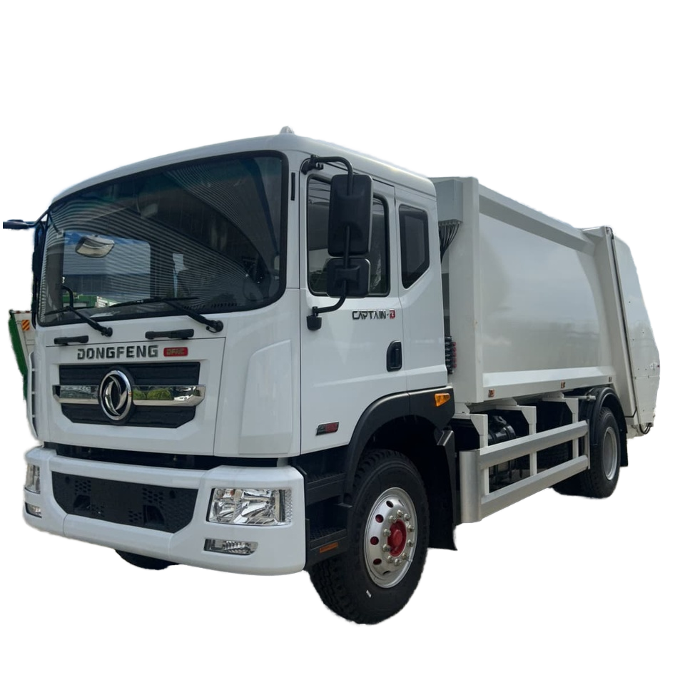 Cami&oacute;n De Basura Del Compactador De 12 Metros C&uacute;bicos De Dongfeng, Compresi&oacute;n E