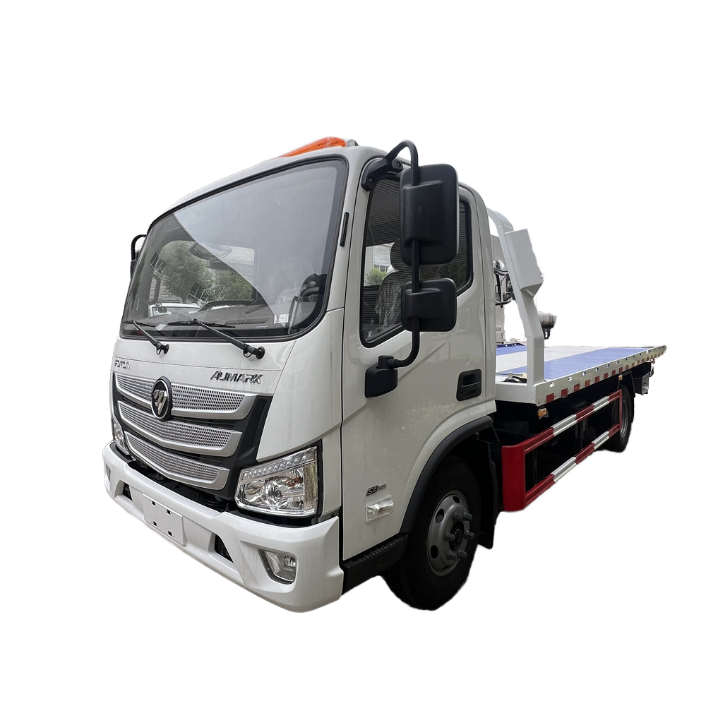 China F&aacute;brica Nueva Plataforma De Remolque De Cama Plana De Rescate De Carretera De Coche Die