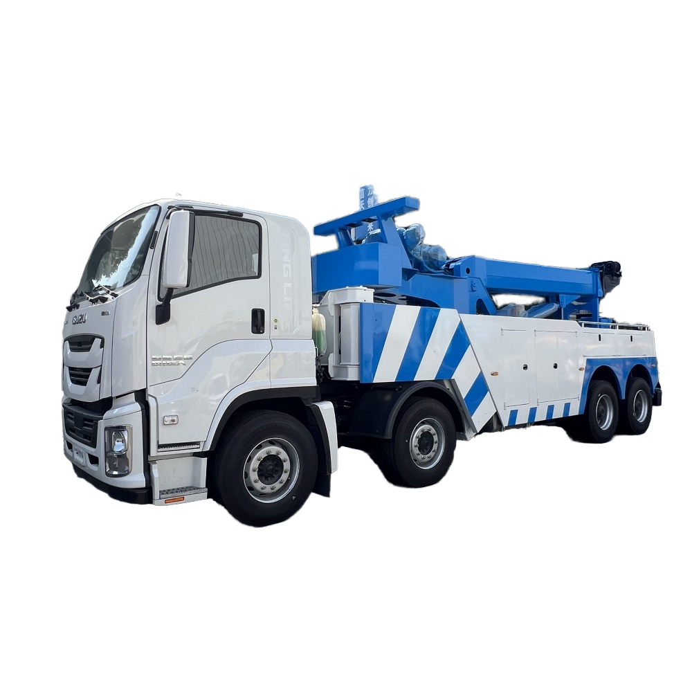 Isuzu Delantero Cuatro Trasero Ocho Soporte 35 Toneladas Cami&oacute;n De Naufragio