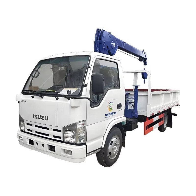 Precio De F&aacute;brica 1SUZU ELF 100P Peque&ntilde;o 4X2 Cami&oacute;n De Gr&uacute;a 4 Toneladas 