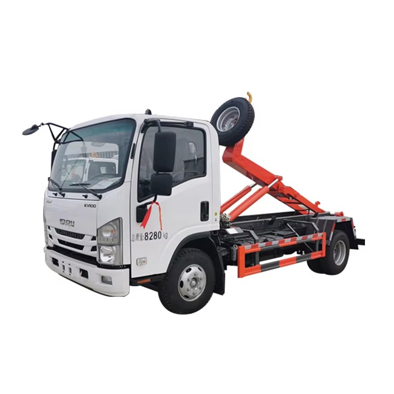 Jap&oacute;n Marca ELF KV100 Roll Off Mini Gancho Elevador Cami&oacute;n De Basura Diesel Recuperaci