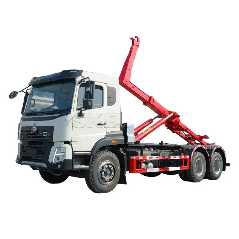 Howo 30 Toneladas De Gancho Que Levanta La Basura Cargando El Cami&oacute;n 6x4 Del Sistema Hidr&aac
