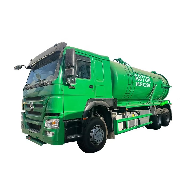 Sinotruk Howo 20000L Cami&oacute;n De Succi&oacute;n De Aguas Residuales 6x4 Cami&oacute;n Cisterna 