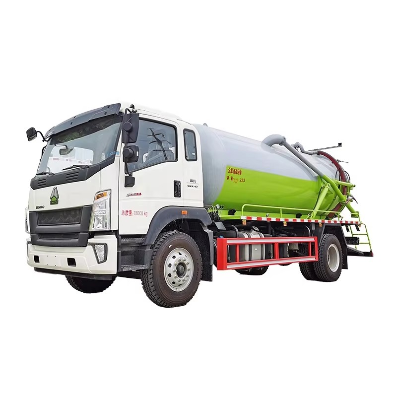 Sinotruck Howo 5000L Cami&oacute;n De Succi&oacute;n De Aguas Residuales 4x2 Cami&oacute;n Cisterna 