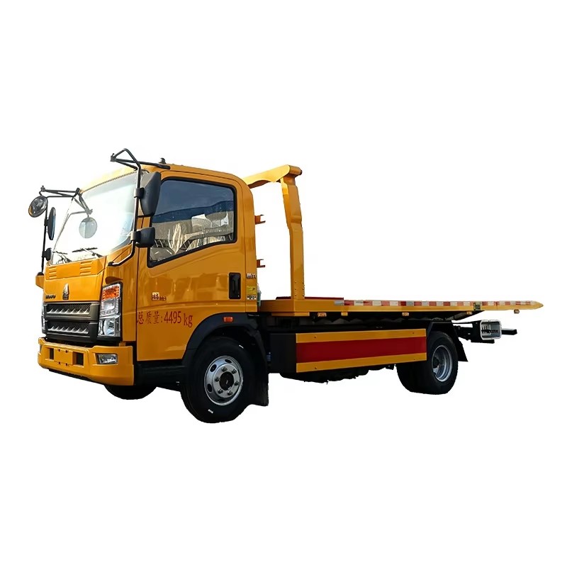 Howo 5 Toneladas Cami&oacute;n De Remolque De La Plataforma Plana 4x2 Cami&oacute;n De La Carretera 
