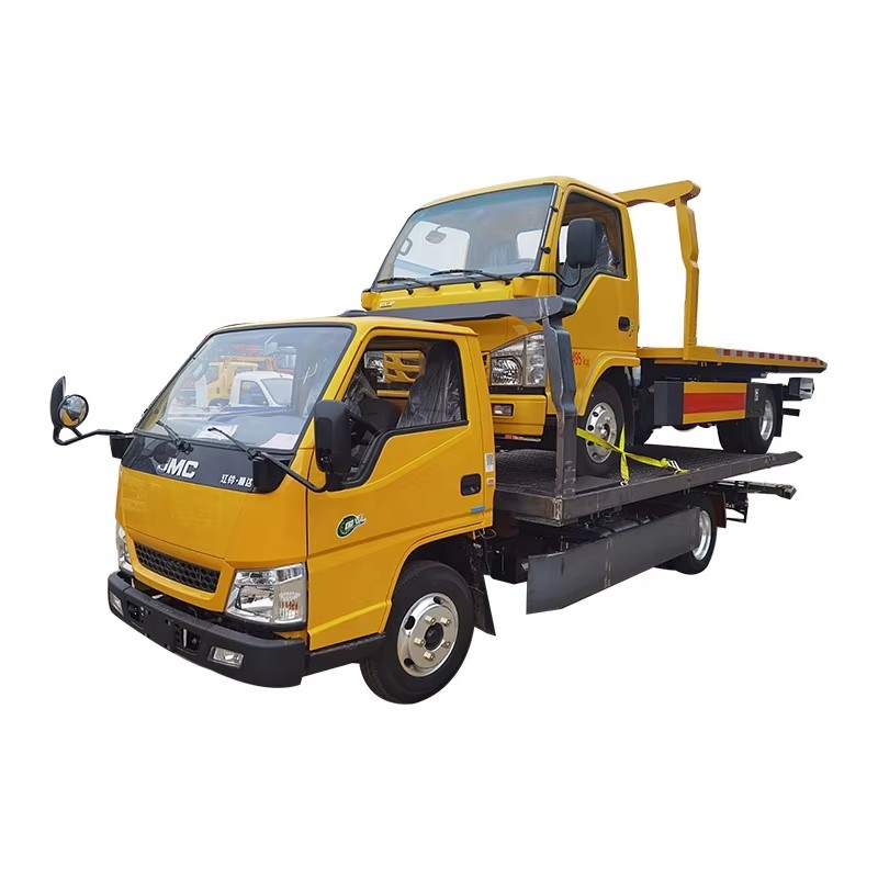 JMC Flatbed Wrecker Remolque Truck 4x2 Road Wrecker Truck Para El Rescate De Veh&iacute;culos