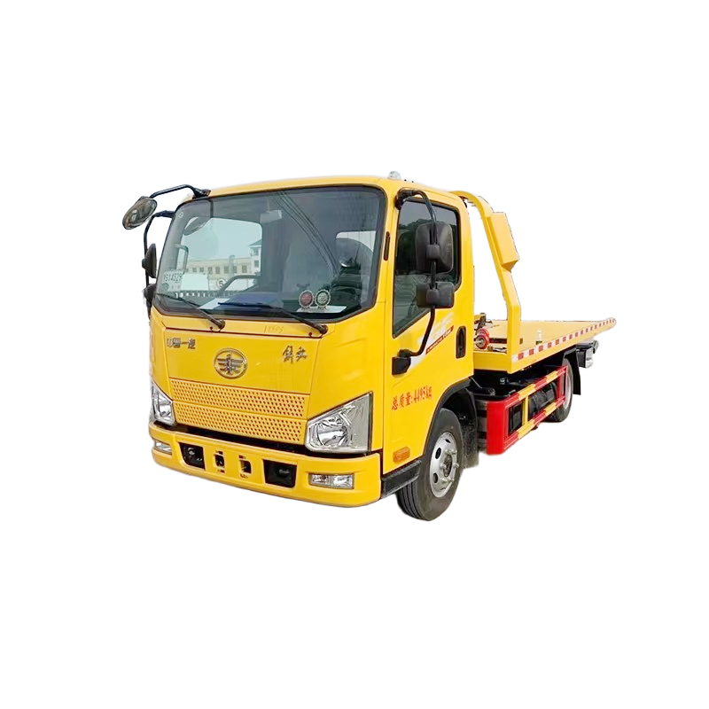 FAW 4x2 Flatbed Wrecker Remolque Truck Peque&ntilde;o Cami&oacute;n Del Destructor De Carretera Para