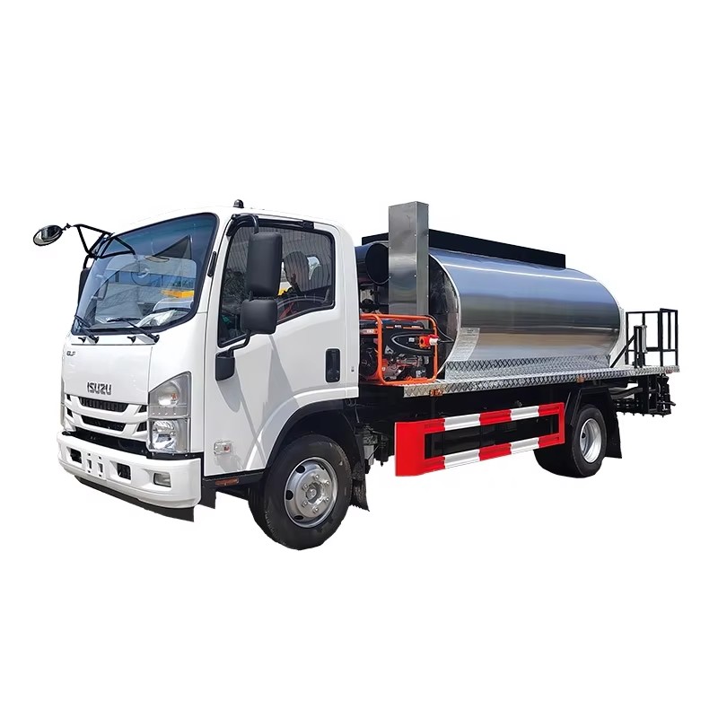1SUZU ELF 8 Toneladas Asfalto Distribuidor Cami&oacute;n Carretera Asfalto Pavimentaci&oacute;n Maqu