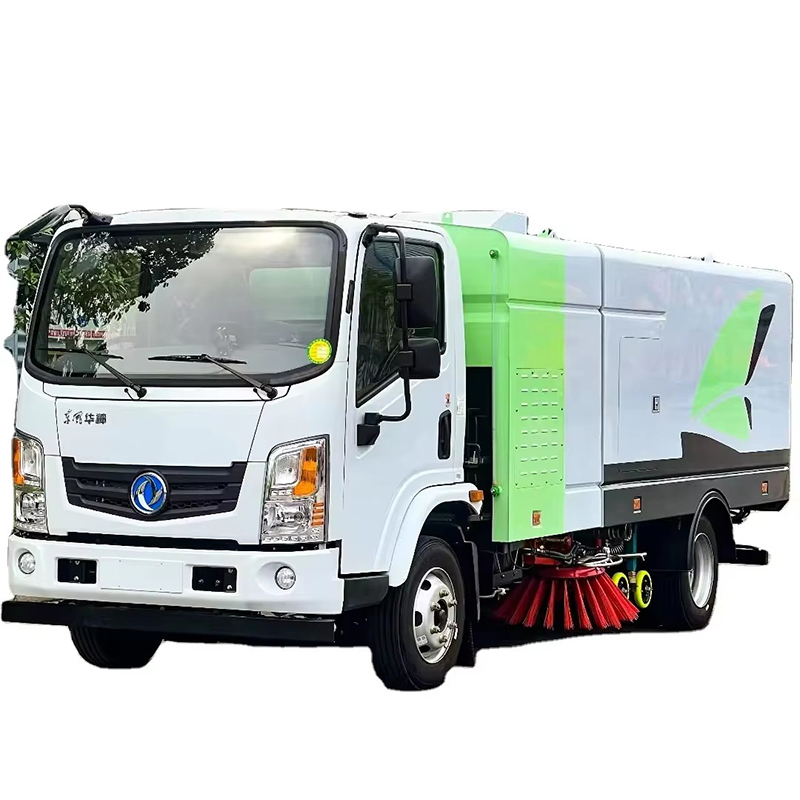 Puro El&eacute;ctrico Buen Servicio Dongfeng 4X2 Puro Barrido-tipo Barridor De Calle M&aacute;quina 
