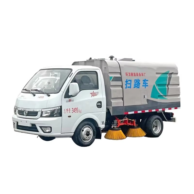 Dongfeng Mini Vacuum Road Sweeper Truck 2000L Cami&oacute;n De Limpieza De La Calle Para La Calle De