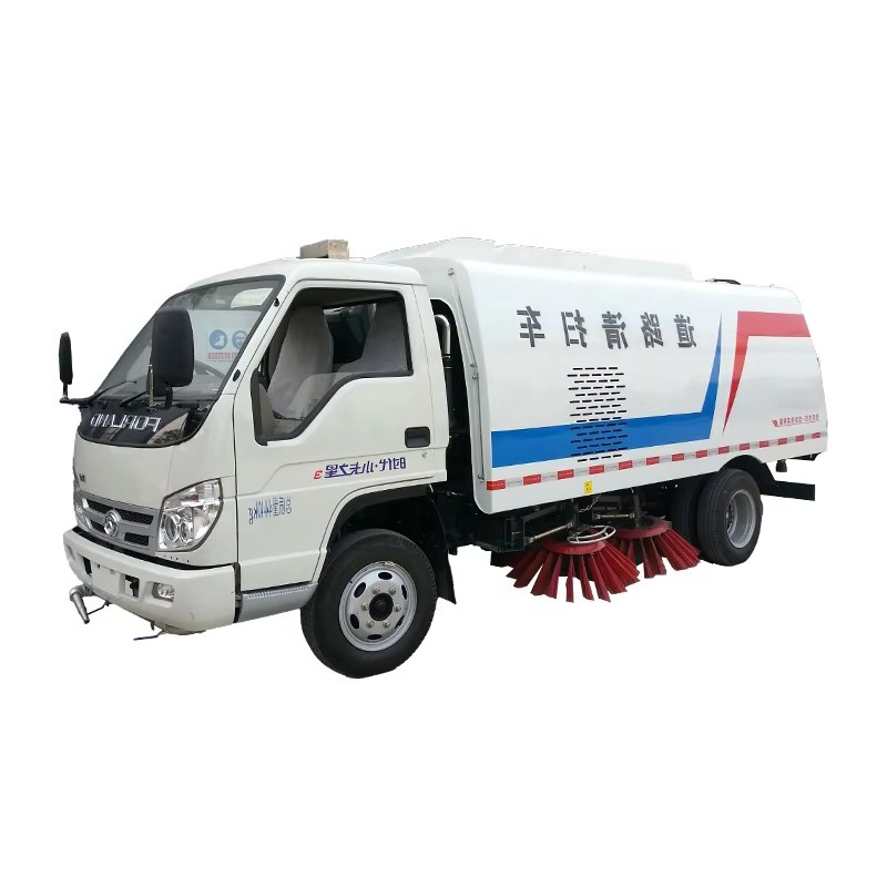 Foton 3000L Mini Vacuum Road Sweeper Truck Cami&oacute;n De Limpieza De Calle De Alta Presi&oacute;n