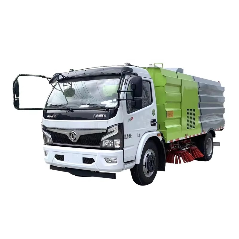 Venta Directa De F&aacute;brica Dongfeng Vacuum Road Sweeper Truck 6000L Cami&oacute;n De Limpieza D