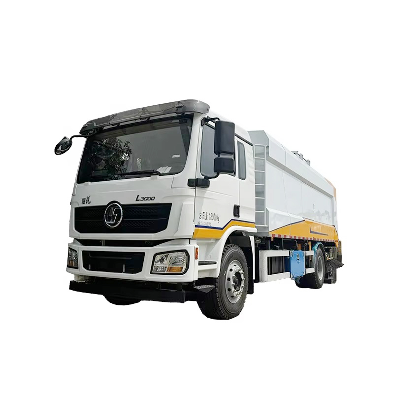 Shacman L3000 12000L Intelligence Vacuum Road Sweeper Truck Cami&oacute;n De Limpieza De Calles De A