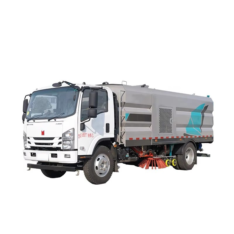 I SUZU Cami&oacute;n De Barrido De La Calle De Alta Presi&oacute;n 6CBM Vacuum Road Washing Sweeper 