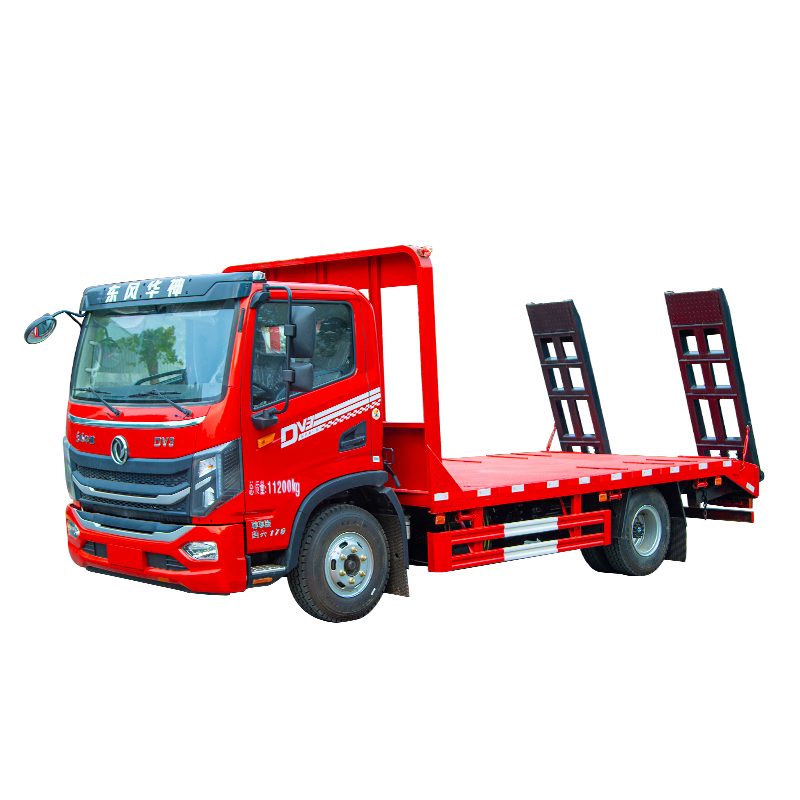 Clearance Dongfeng 4x2 Diesel 6 Toneladas Peque&ntilde;o Cami&oacute;n De Plataforma Con Escalera - 