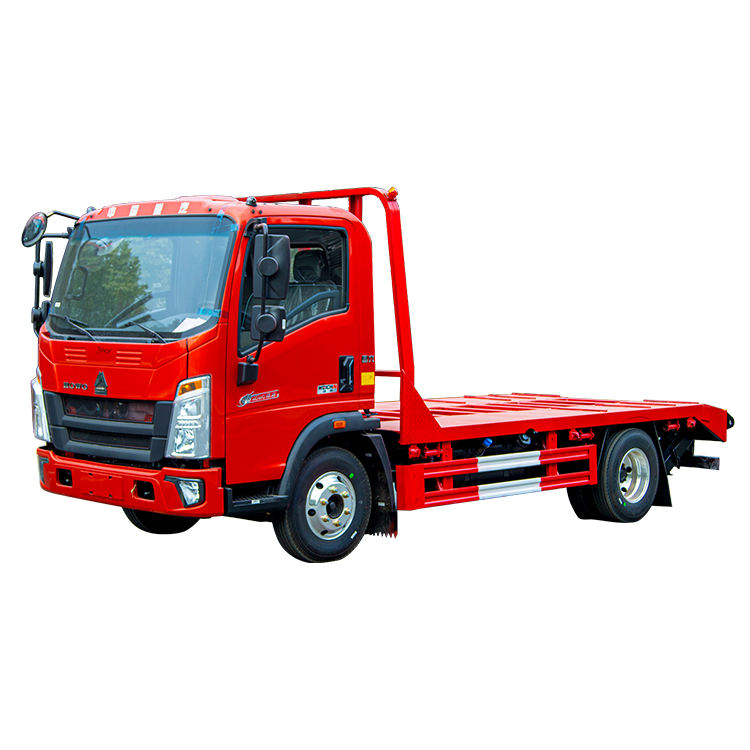 Venta Caliente Luz HOWO 4X2 Izquierda De Accionamiento De Acero Cami&oacute;n De Cama Plana, Tractor