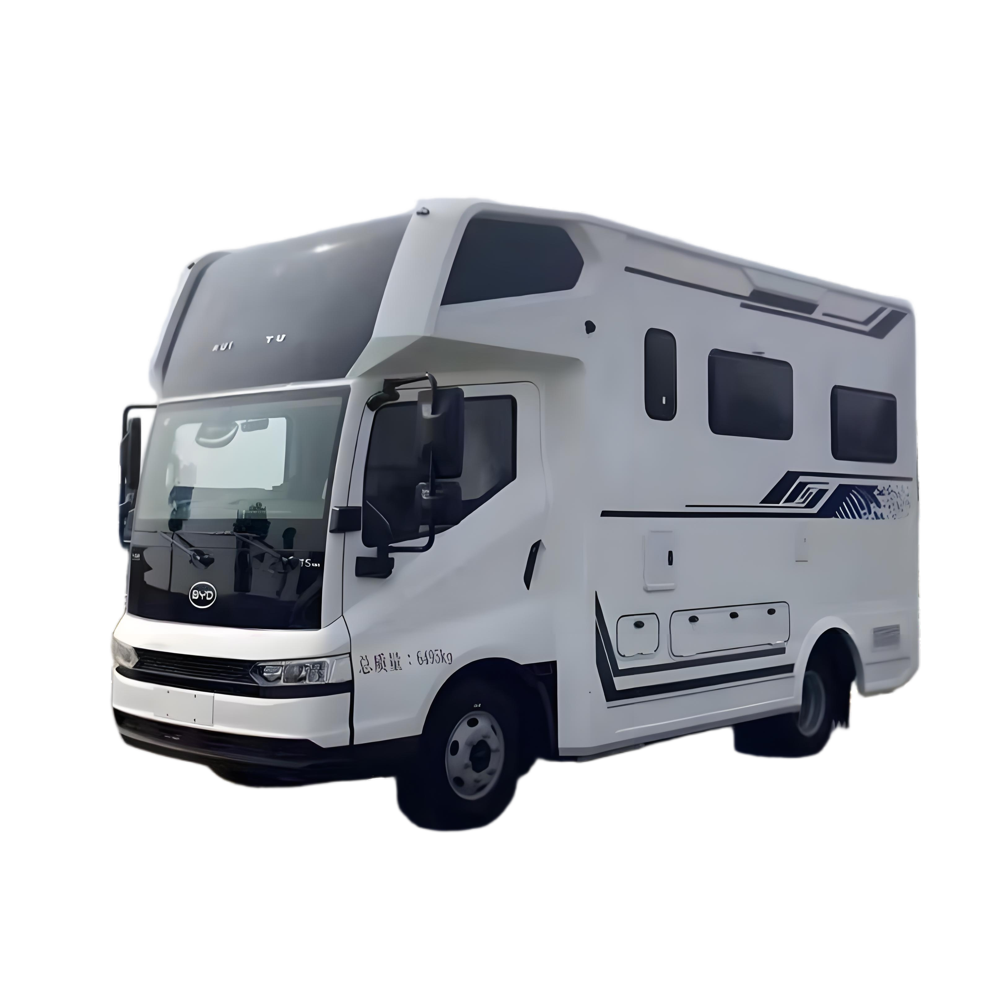 Dise&ntilde;o De Lujo Dos Pisos BYD H&iacute;brido Familia Coche De Turismo RV Motor Casa Para La Ve