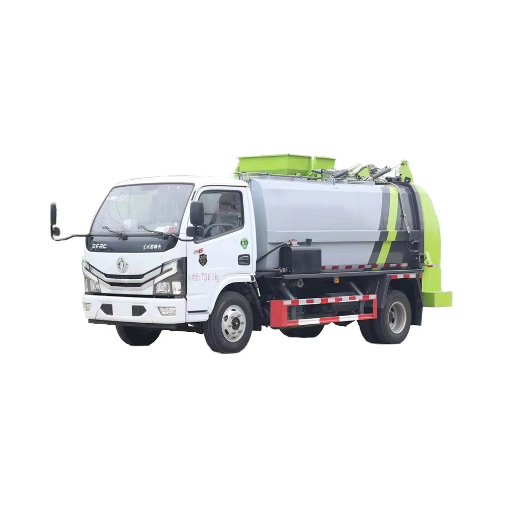 Dongfeng D6 Compactor De Combustible Diesel De 7,5 Metros C&uacute;bicos Cami&oacute;n De Basura De 