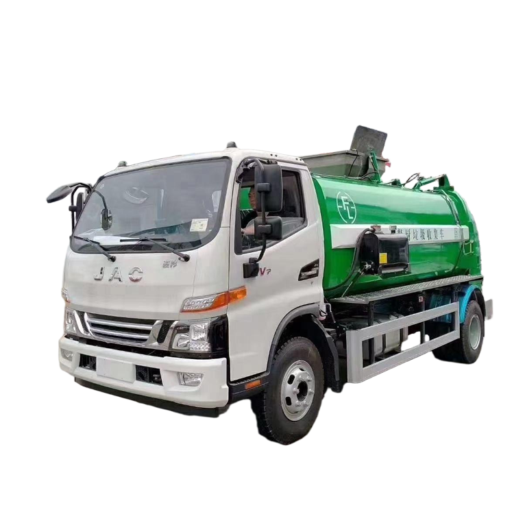 JAC Eco-friendly 8-metro C&uacute;bico Peque&ntilde;o Cami&oacute;n De Basura De Residuos De Cocina 