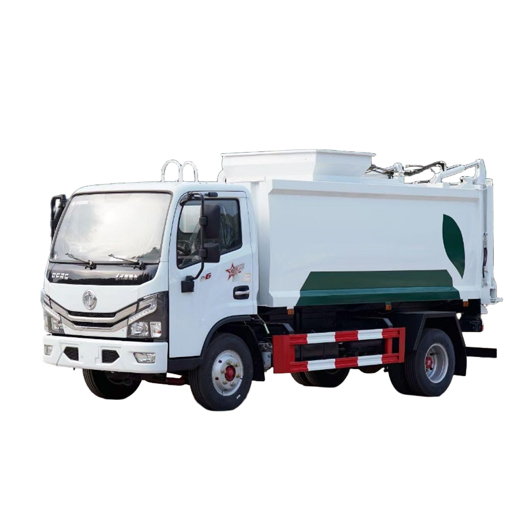 Dongfeng 8CBM Manual Compresi&oacute;n Cami&oacute;n De Basura Dise&ntilde;o A Prueba De Fugas Side-