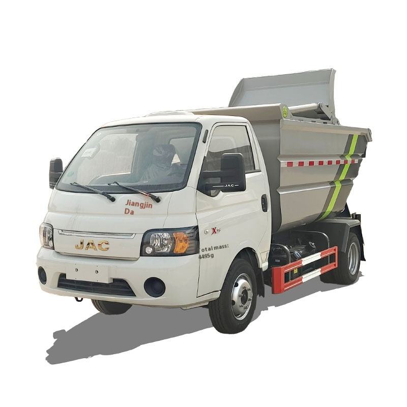 JAC Diesel Montado En La Parte Trasera Del Cami&oacute;n De Vertido Del Cubo Manual 4x2 Utilizado Pa