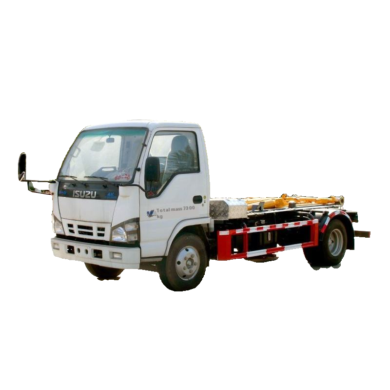 Isuzu 4x2 Manual Gancho Elevador Cami&oacute;n De Basura 5 Cargador Trasero C&uacute;bico Saneamient