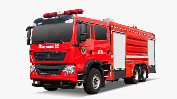 Serie De Veh&iacute;culos De Equipos De Bomberos De Rescate De Emergencia
