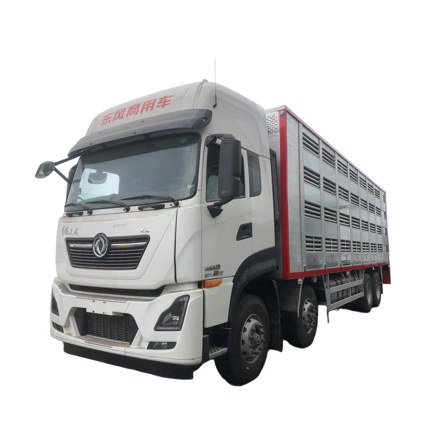 Dongfeng Tianlong 4 Ejes 8 Ruedas Veh&iacute;culo De Transporte De Ganado