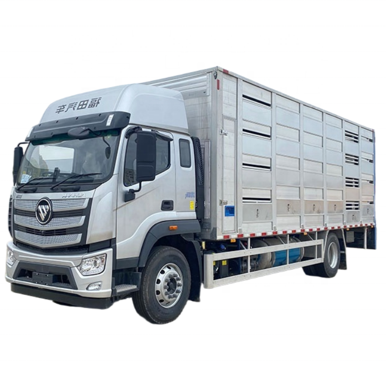 Cami&oacute;n De Transporte De Animales De Granja FOTON 4 * 2 6,8 M Vaca De Cerdo Transportadores De