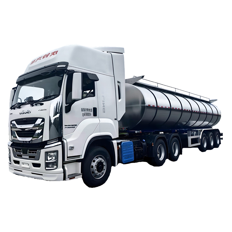 Nuevo Semirremolque De Transporte De Leche De Tres Ejes 30m&sup3; 304 Tanque De Leche De Acero Inoxi