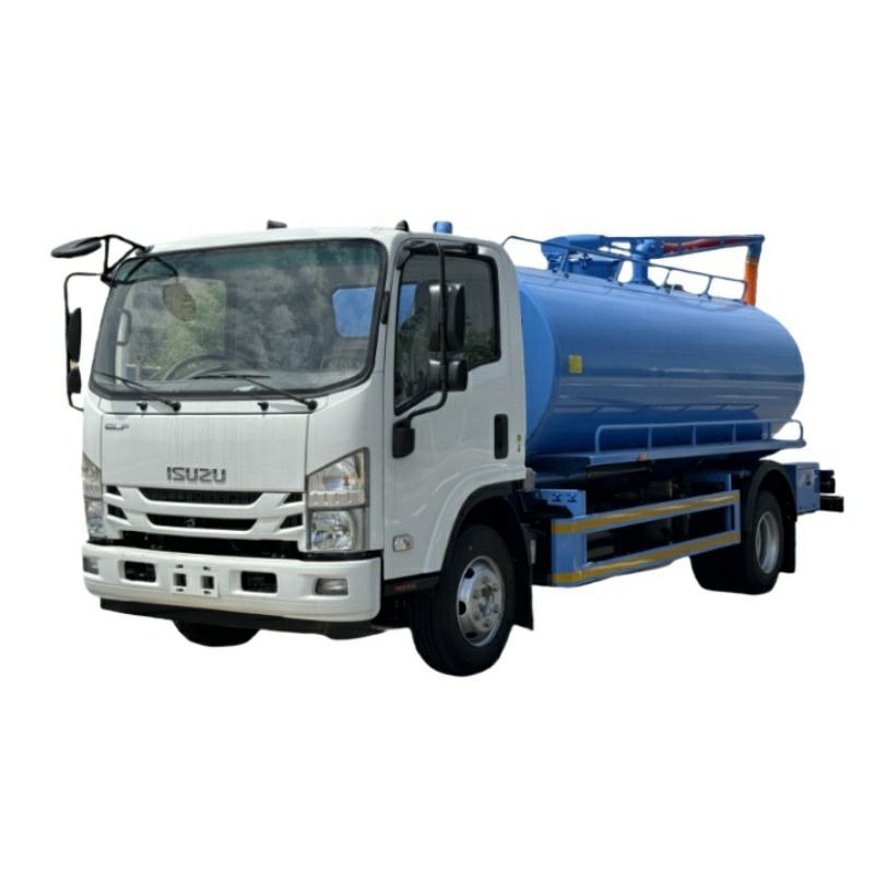Precio Barato 1suzu 5cbm 5000l Cami&oacute;n De Succi&oacute;n De Aguas Residuales De Vac&iacute;o 4