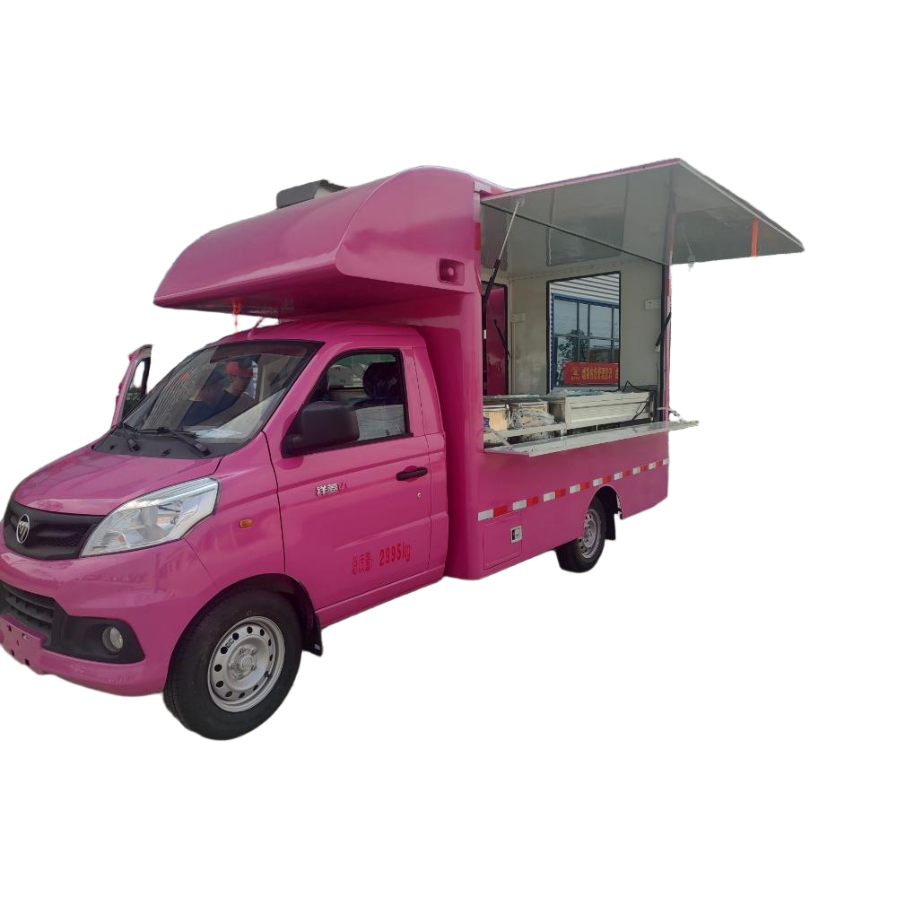 Foton Truck Food Mini Mobile Food Cart Trailer Mobile Pizza Food Truck Con Equipo Para La Venta