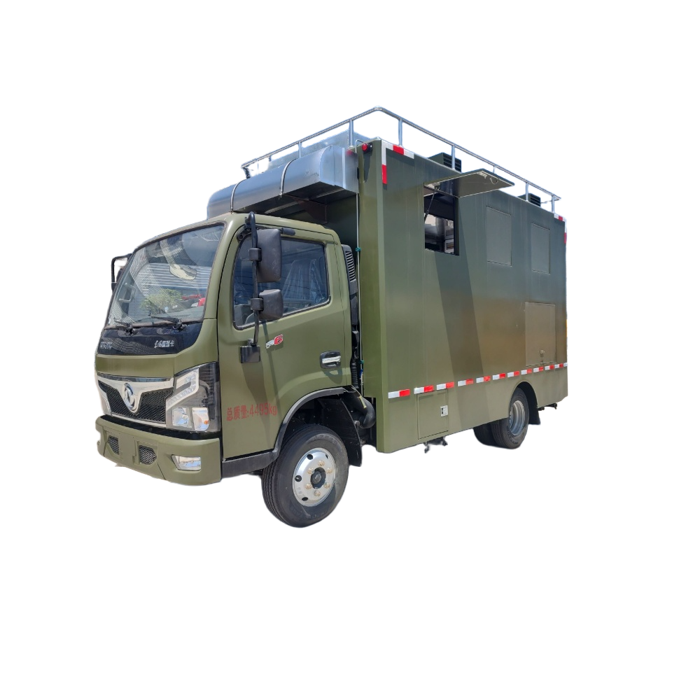 Dongfeng Mobile Kitchen Fast Food Cart Pizza Taco Food Trailer BBQ Food Truck En Venta