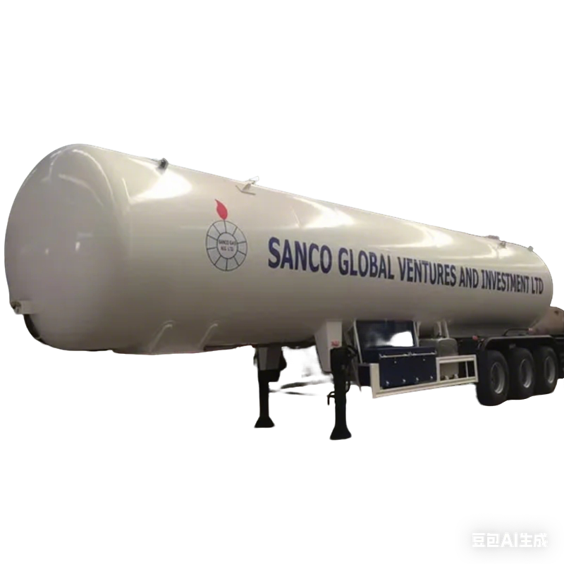 60000 Litros/30 Toneladas LPG Propano Remolque