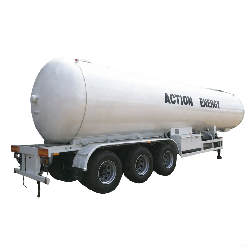 3 Ejes 25Tons 50000liters LPG TankerTrailer
