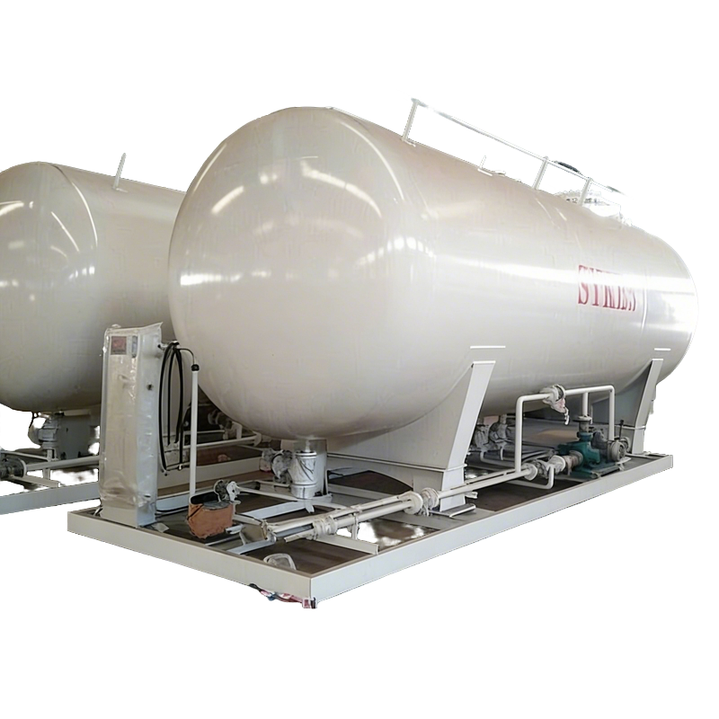 45cbm 45.000Liters LPG Mobile FillingPlant 22.5tons 22mt 23mt LPG SkidStation
