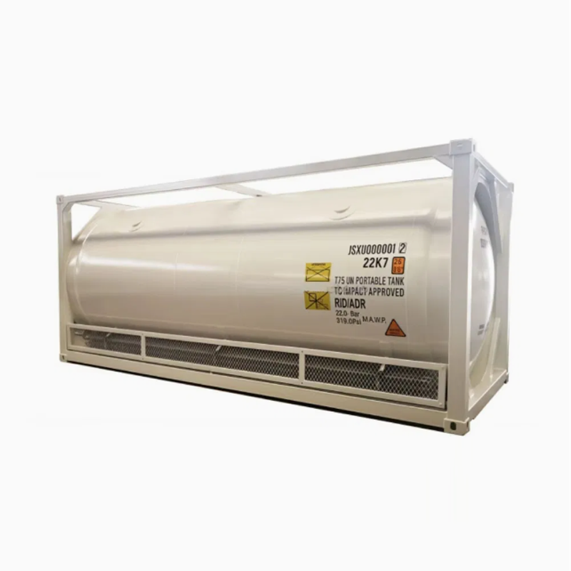 Nuevo Un T50 40FT ISO Tank Container Para LPG Propano HorizontalPressure Vessel Container