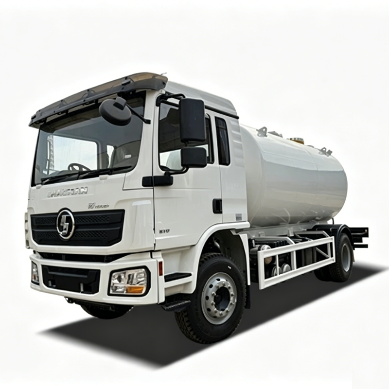 7 Toneladas M&eacute;tricas 15000 L LPG Bobtail Cami&oacute;n SHACMANI
